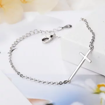 925銀飾×個性十字架×手鍊.avif