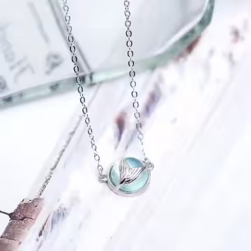 925銀飾×人魚泡泡×鎖骨項鍊