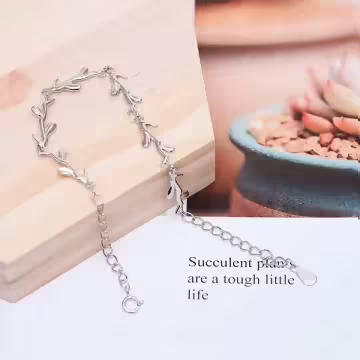 925銀飾×森林枝芽×手鍊