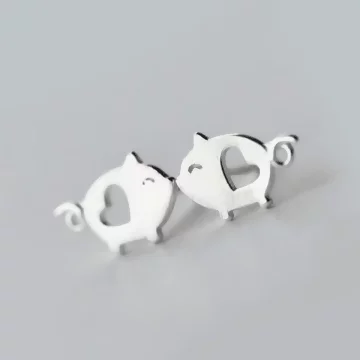 925銀針×愛心小豬×耳針.avif