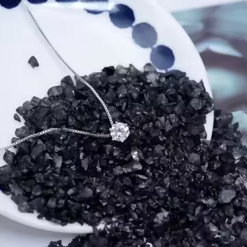 925銀飾×單鑽鋯石×鎖骨項鍊