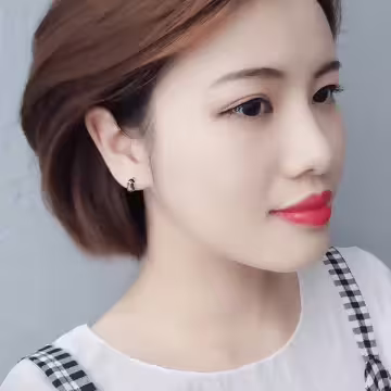 925銀針×茄子笑一個×耳針