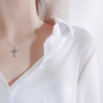 925銀飾×開啟夢想的藍鑰匙×鎖骨項鍊.avif