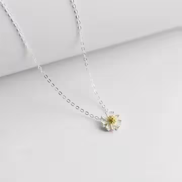 925銀飾×雛菊小太陽×鎖骨項鍊