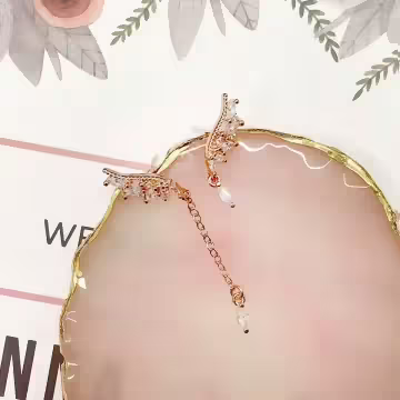 比翼連枝×不對稱吊墜耳環