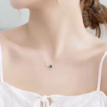 925銀飾×許願流星×鎖骨項鍊