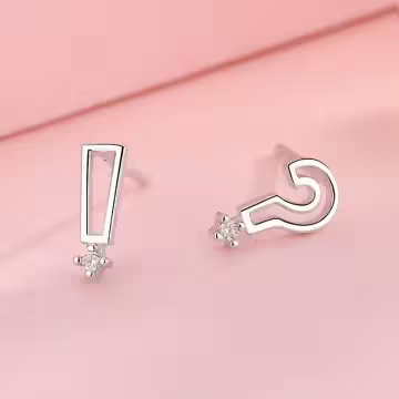 925銀針×驚嘆問號×耳針