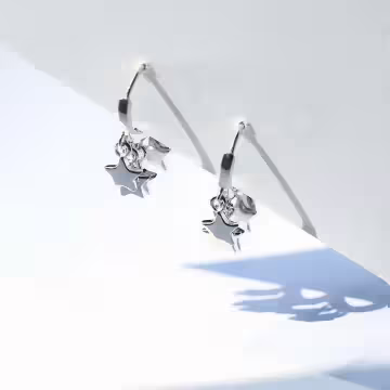 925銀針×滿天星×耳扣