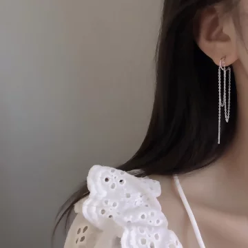925銀針&times;垂簾流蘇瀑布&times;耳針.avif