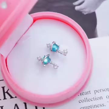 925銀針×開啟夢想的藍鑰匙×耳針