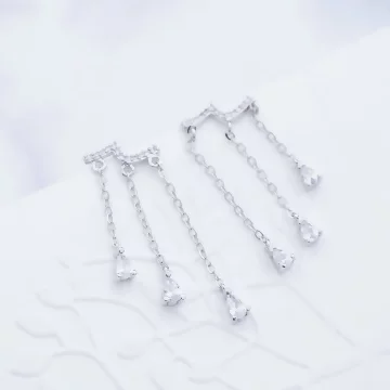 925銀針×曲線晶鑽水晶垂線×耳針.avif