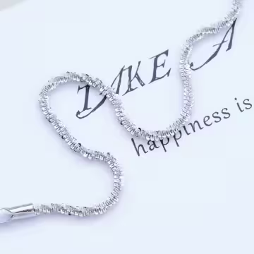 925銀飾×滿天星晶鍊×腳鍊