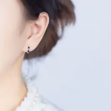 925銀針×簡約黑線×耳扣
