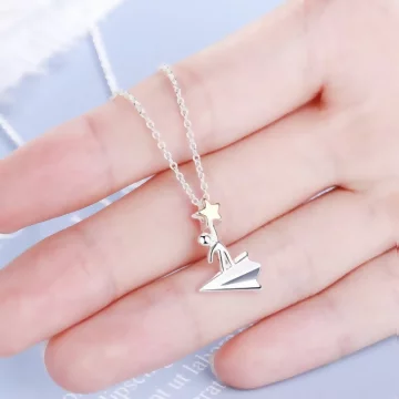 925銀飾×乘著紙飛機去摘星×鎖骨項鍊.avif