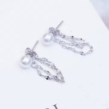 925銀針×小珍珠鍊條×後掛式耳針.avif