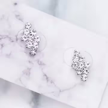 晶鑽三線閃電光×磁吸耳夾/裝飾小物