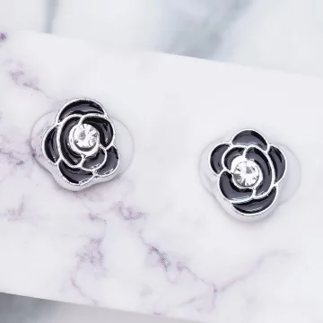 黑晶玫瑰花×磁吸耳夾/裝飾小物.avif