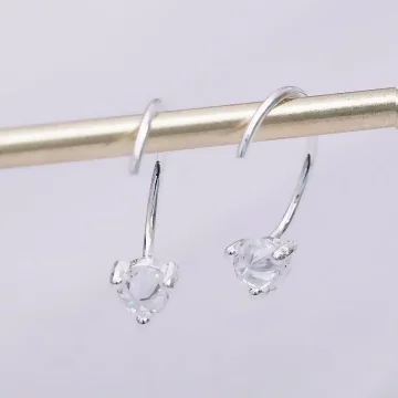 925銀針×三角晶鑽×耳勾×共二色.avif