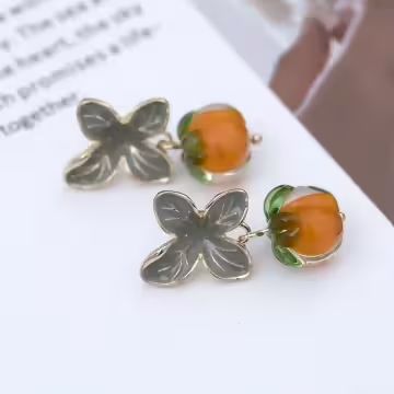 柿柿如意×吊墜耳環