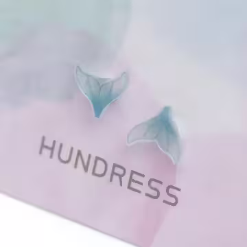 鯨魚擺尾×磁吸耳夾/裝飾小物