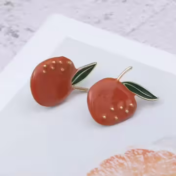 小金桔子×耳環