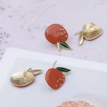 小金桔子×耳環