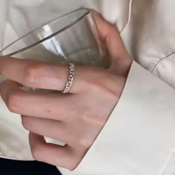 鍊條相扣×可調節戒指