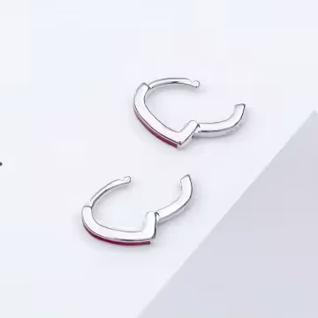 心型簡約紅線×耳扣