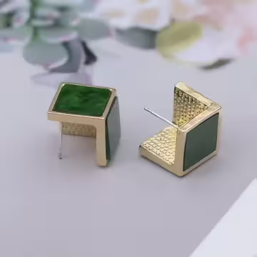 立體幾何正方塊×耳環×共四色