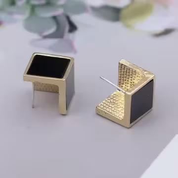 立體幾何正方塊×耳環×共四色