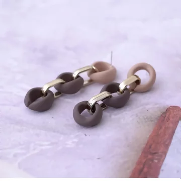 棕咖三環相扣×吊墜耳環.avif