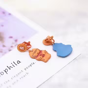 虎年福袋×不對稱三角耳夾