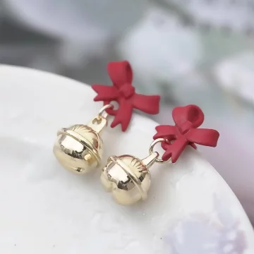 紅領結小鈴鐺×吊墜耳環.avif