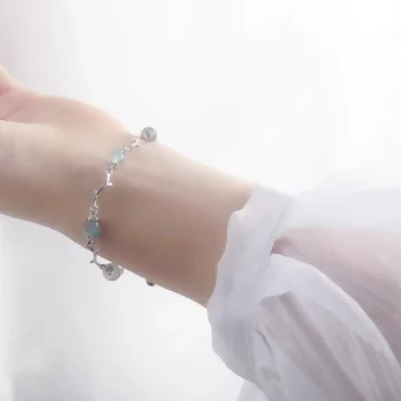 925銀飾×月光石枝芽×手鍊 .avif