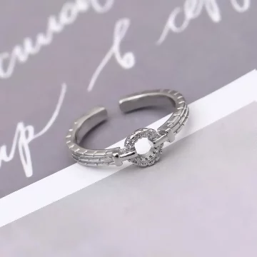 925銀飾×O字圓環晶鑽×開口戒指.avif