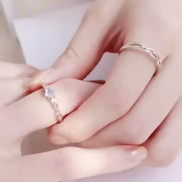 月光下結髮×情侶對戒