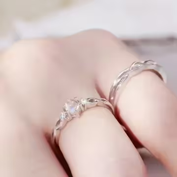 月光下結髮×情侶對戒