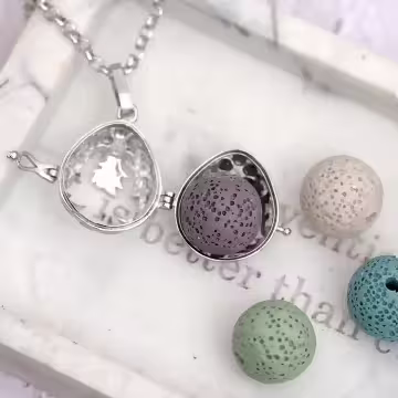 花精靈×薰香火山石×長項鍊