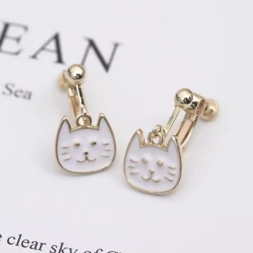 俏皮小貓臉&times;螺旋耳夾&times;共二色.avif