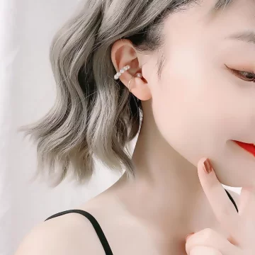 潮珍珠十字×單邊三套件U型耳骨夾組.avif