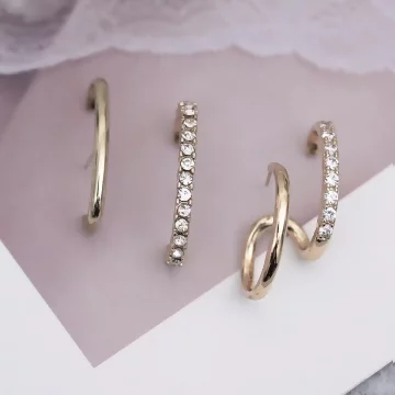 雙大C鑲鑽×單邊三套件耳環組.avif