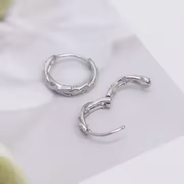 925銀針×荊棘×耳扣