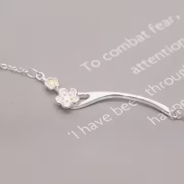 925銀飾×梅花枝芽×手鍊