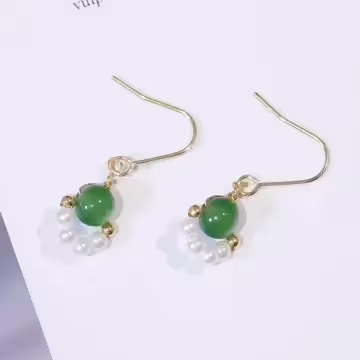 小家碧玉×吊墜耳勾