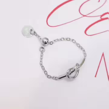 打結愛心&times;可調節戒指