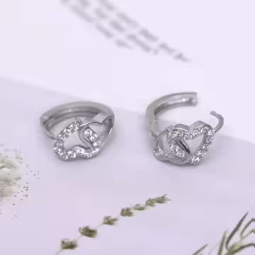 閃亮雙心&times;耳扣