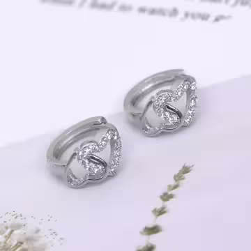 閃亮雙心&times;耳扣