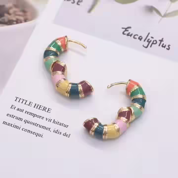 彩虹甜甜圈×耳扣