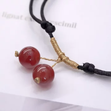 紅瑪瑙櫻桃×拉繩腳鍊.avif