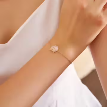 粉萌招財貓×手鍊